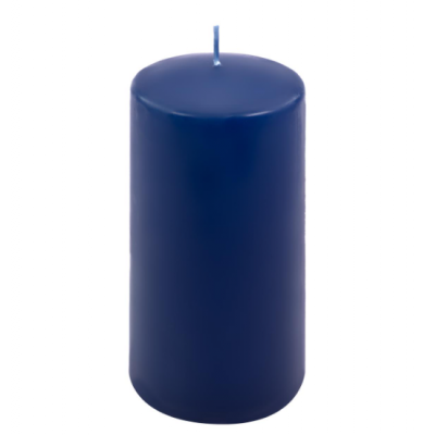 Sada stĺpových sviečok, 15 cm, Ø 7,5 cm, modrá, 2 ks
