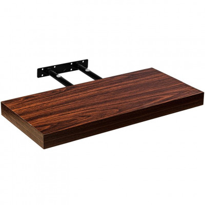 Stilista nástenná polica Volato, 100 cm, tmavé drevo