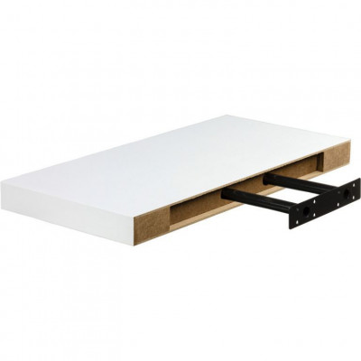 Stilista nástenná polica Volato, 40 cm, biela
