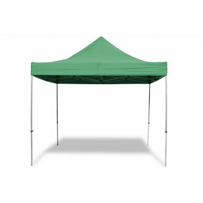 Záhradný párty stan nožnicový 3x3 m, zelený Garth + 4 bočnice