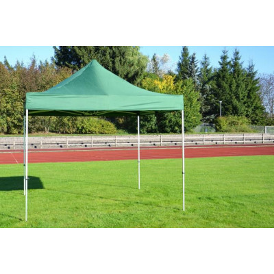 Záhradný párty stan nožnicový PROFI 3x3 m zelený + 4 bočné steny