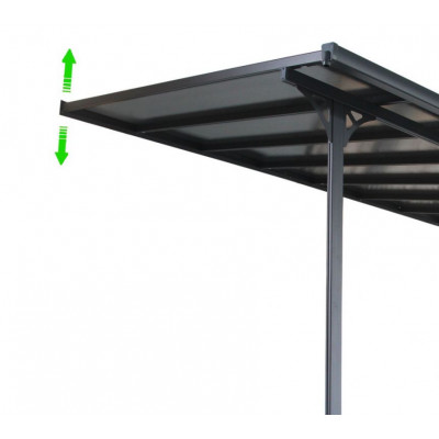 Záhradná hliníková pergola BRUCE F, 436 x 305 cm