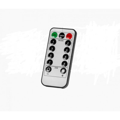VOLTRONIC LED breza,8 funkcií z ovládačom,teplá biela,180 cm