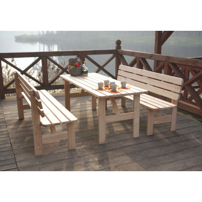 Dřevěná lavice VIKING - 200CM