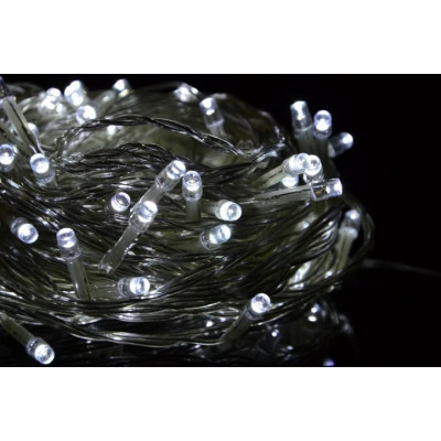 NEXOS Vianočná reťaz 5 m, 50 LED diód, studená biela