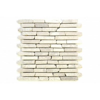 Mramorová mozaika Garth - krémová, obklady 1 m2