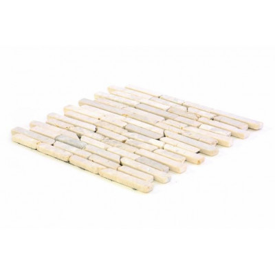 Mramorová mozaika Garth - krémová, obklady 1 m2