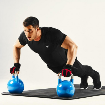 Gorilla Sports Súťažný kettlebell, fialový, 20 kg Gorilla Sports Súťažný kettlebell, fialový, 20 kg