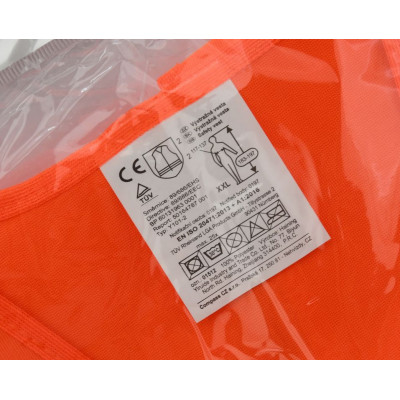 Výstražná vestra - XXL, oranžová