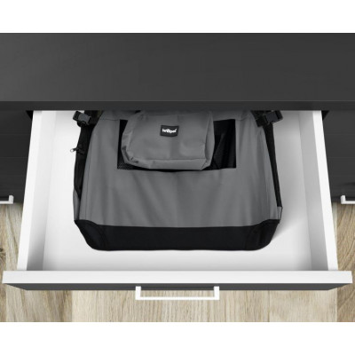 Leopet Prepravný box pre psov L, 70 x 52 x 52 cm, antracit