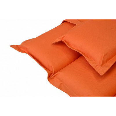 Sada 2 kusov polstrovania na lehátko Garthen - oranžová Sada 2 kusov polstrovania na lehátko Garthen - oranžová
