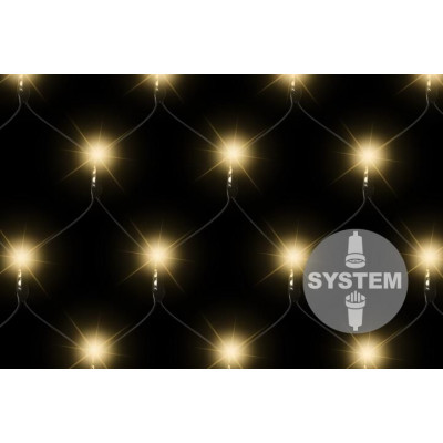 NEXOS diLED svetelná sieť 100 LED, teplá biela, bez trafa