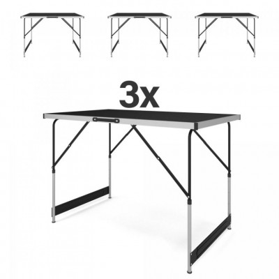 MIADOMODO® Multifunkčný stôl - sada 3 kusov, 100 x 60 cm MIADOMODO® Multifunkčný stôl - sada 3 kusov, 100 x 60 cm
