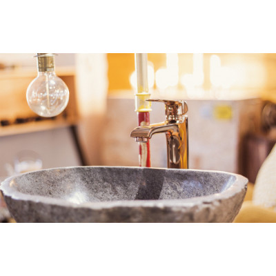 Umývadlo z prírodného riečneho kameňa The Lavabo Cut - malé