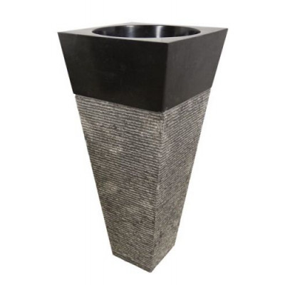 Voľne stojace kamenné umývadlo Pedestal IDS 141 Black Voľne stojace kamenné umývadlo Pedestal IDS 141 Black