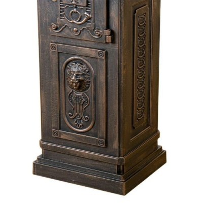 Dekoratívna poštová schránka antik - tmavá mosadz